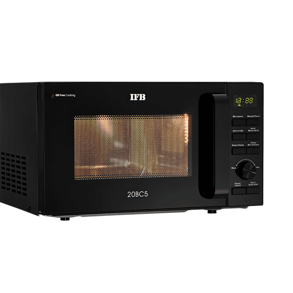 Buy IFB 20BC5 20L Inverter Convection Microwave Oven with 71 Autocook Menus (Black) Online Croma
